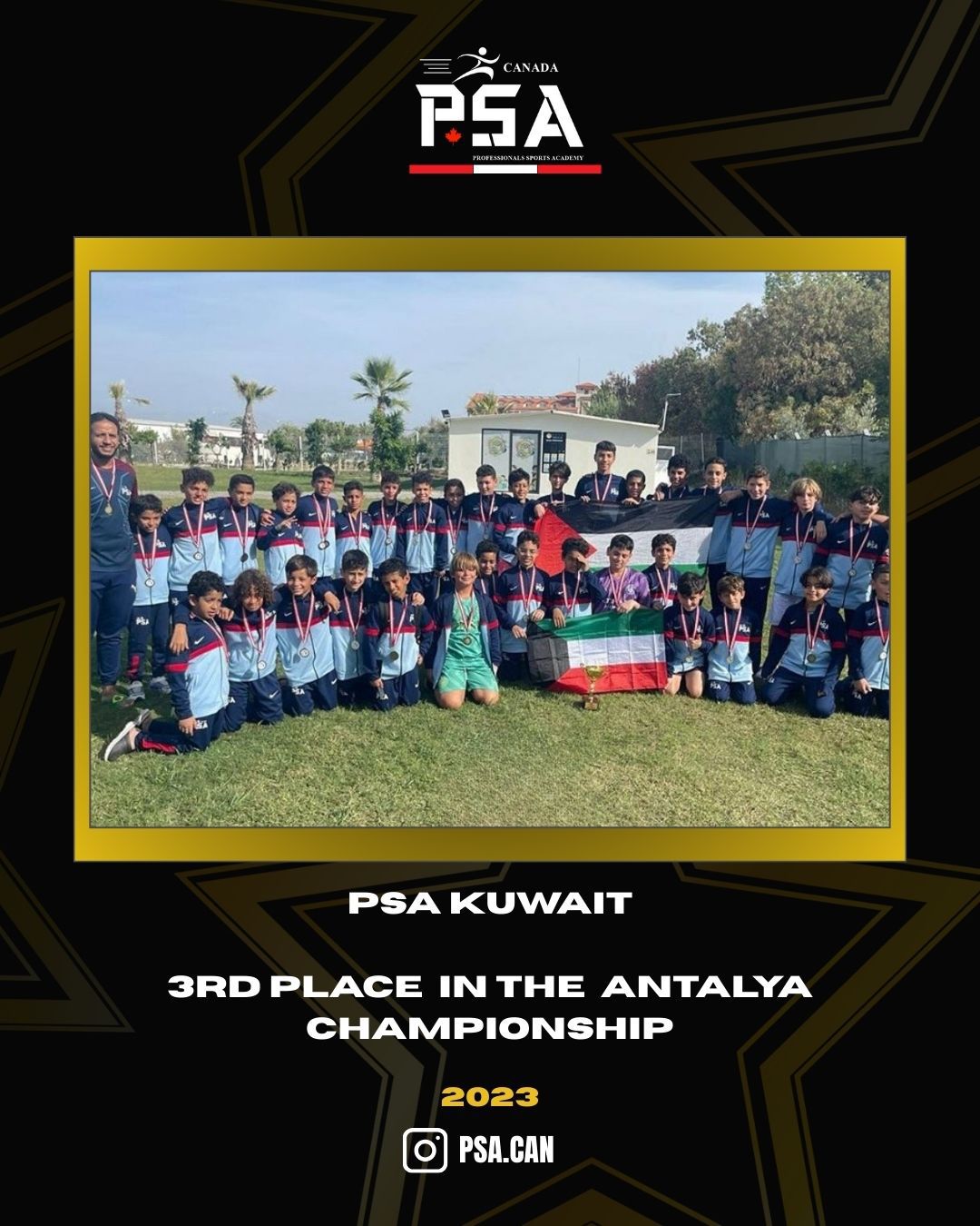 PSA Kuwait 3rd place in the Antalya Championship 2023