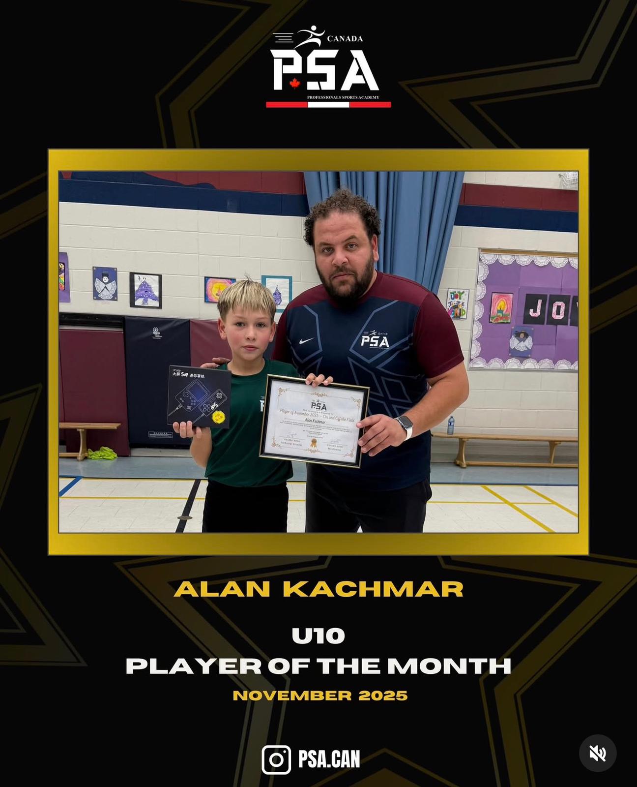 U10 Player of Nov.,2025