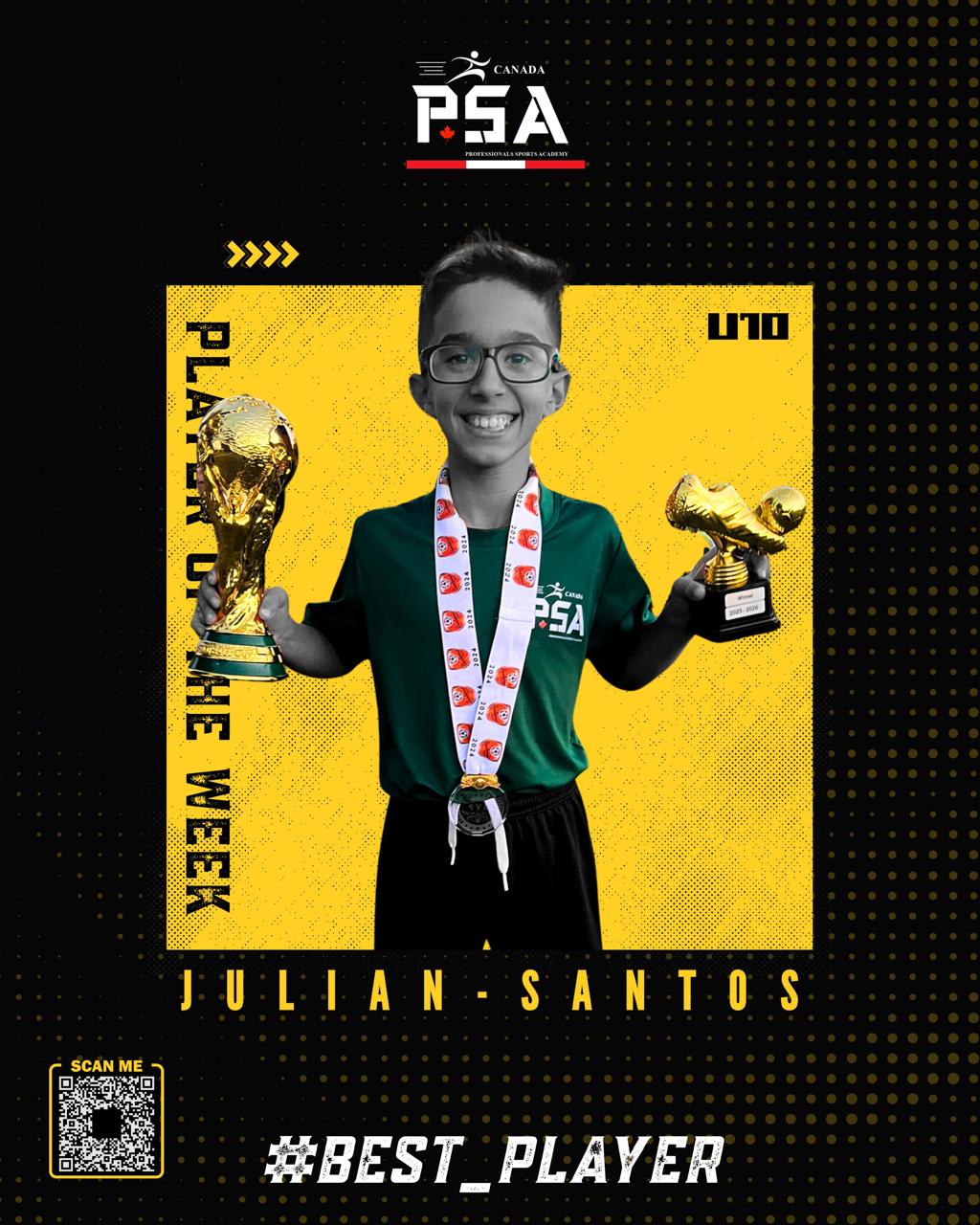 U10 Best Player of the Week