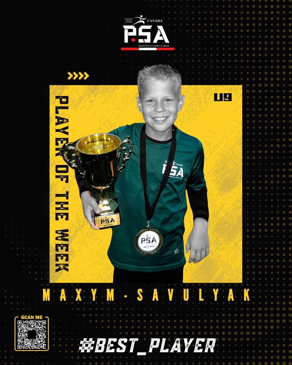 U9 Best Player of the Week