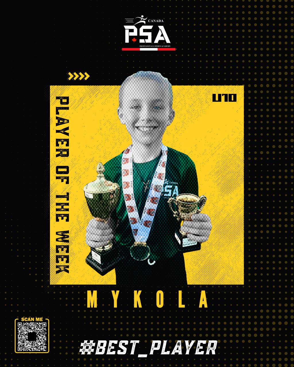 U10 Player Of The Week