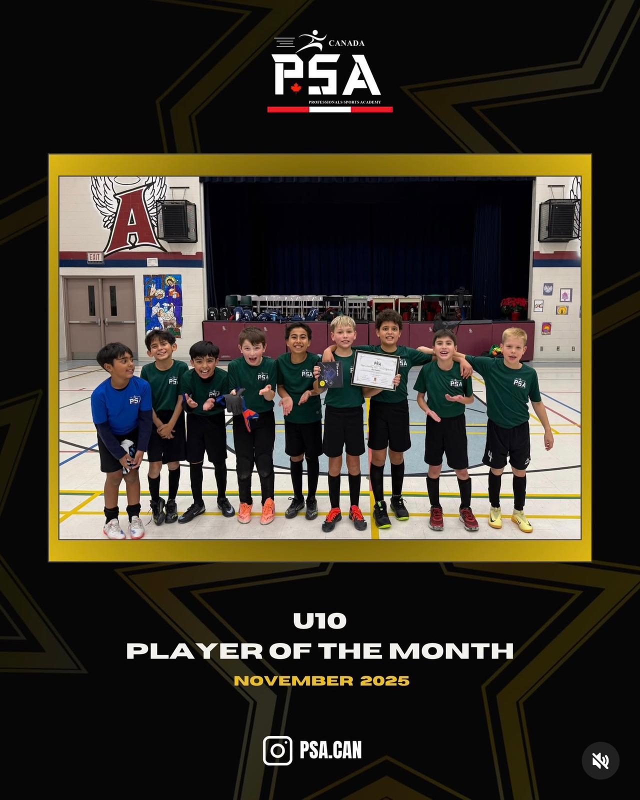 U10 Player Of The Month Nov.,2025