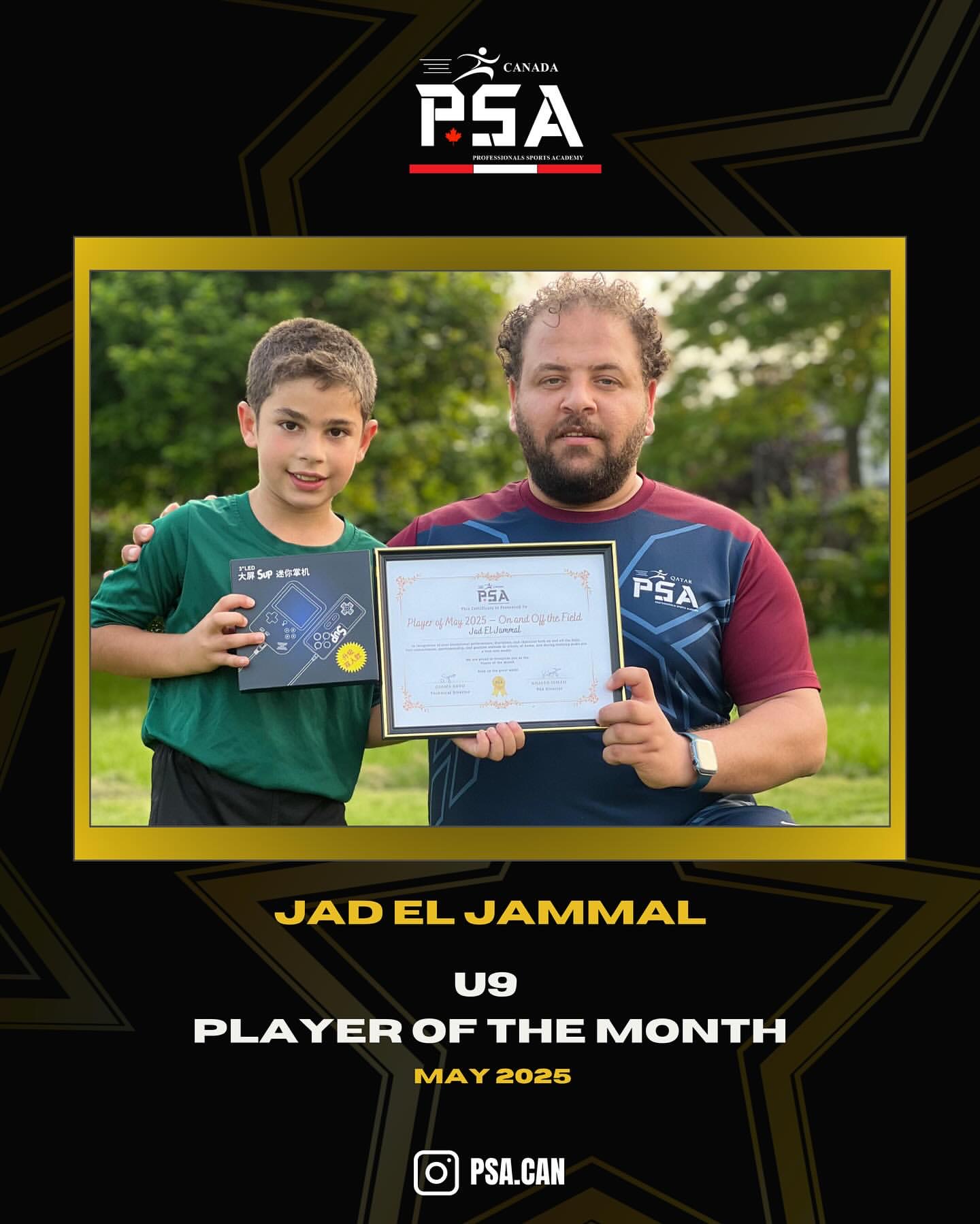 U9 Player Of May.,2025 Jad El Jammal