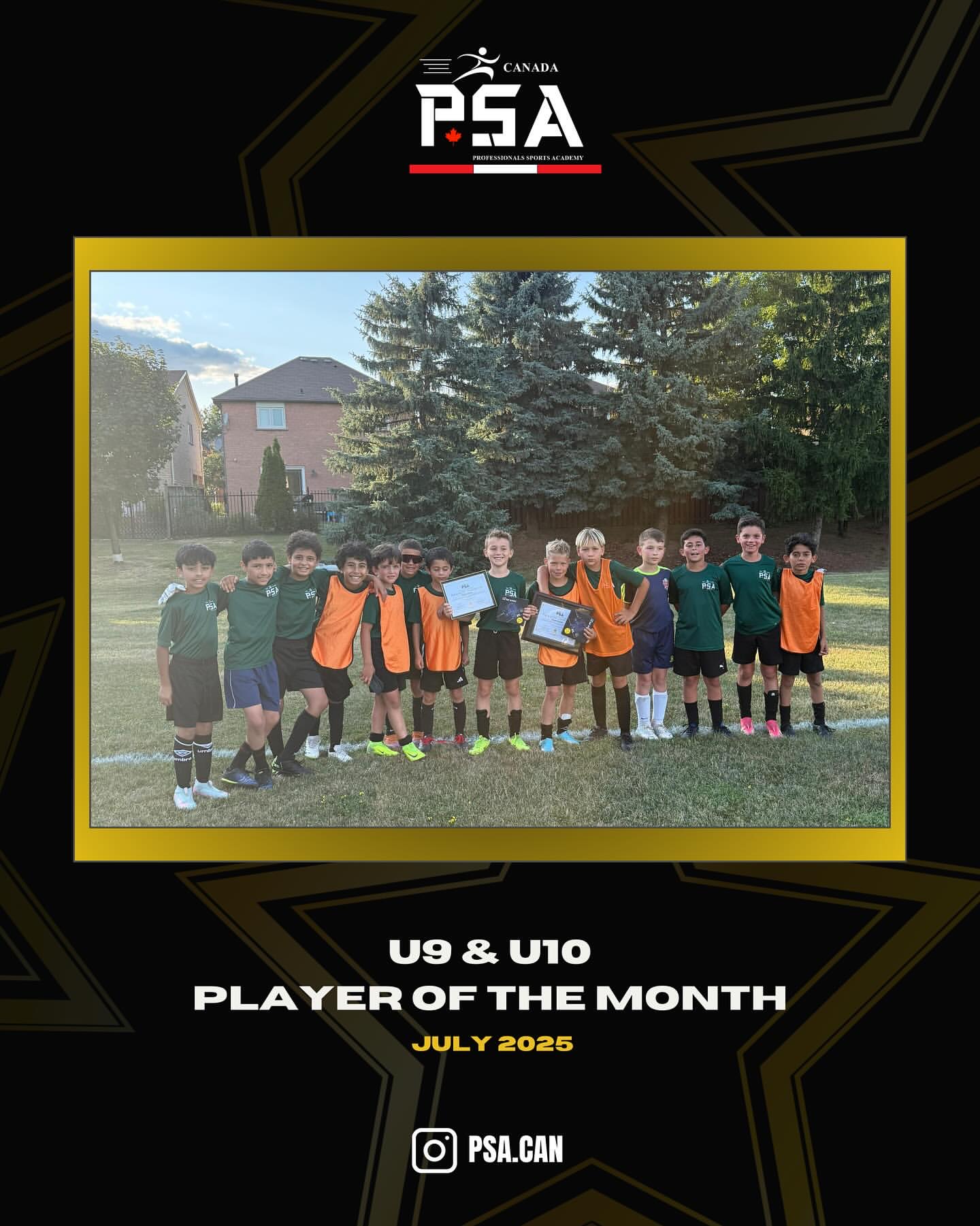 U9 & U10 Player Of Jul.,2025